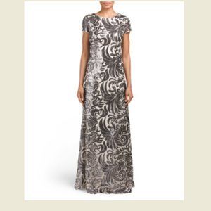 Donna Morgan Sequin Cap Sleeve Dress Gown Size 10 – never worn